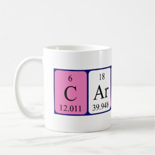 Carson periodic table name mug