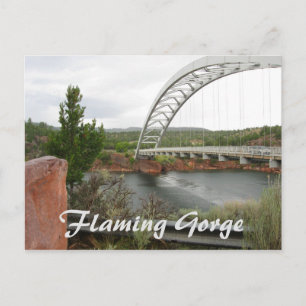 Cart Creek Bridge, Flaming Gorge NRA, Utah Postcard