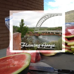 Cart Creek Bridge, Flaming Gorge NRA, Utah Postcard