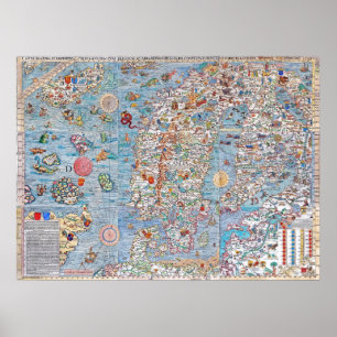 Carta Marina Poster
