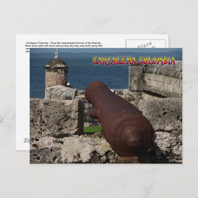Cartagena Colombia Post Card (Front/Back)