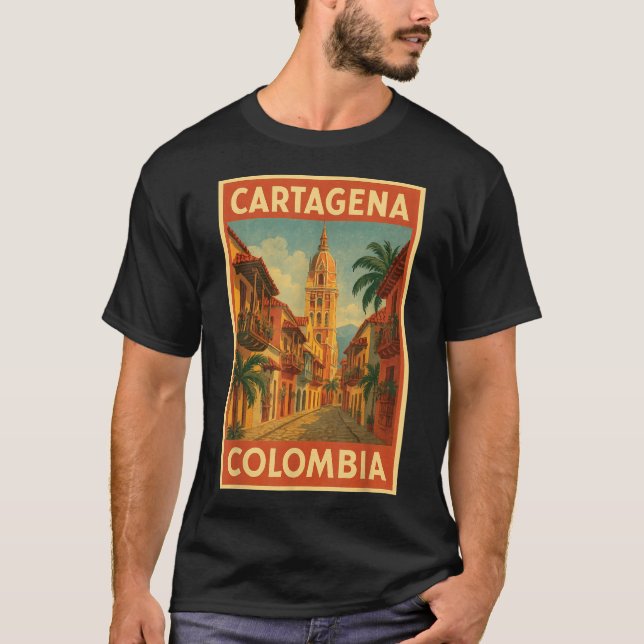 Cartagena Colombia T-Shirt (Front)