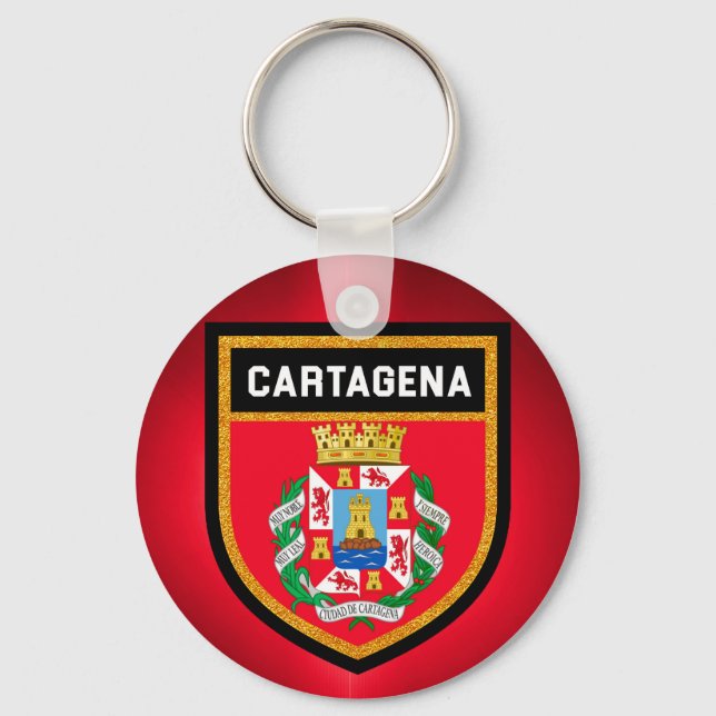 Cartagena Flag Key Ring (Front)