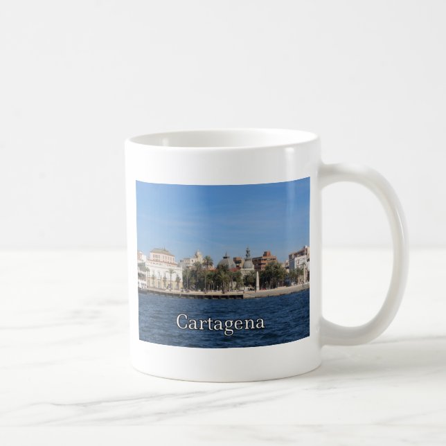 Cartagena souvenir and gift coffee mug (Right)