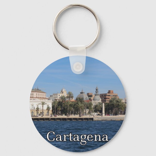 Cartagena souvenir and gift key ring (Front)