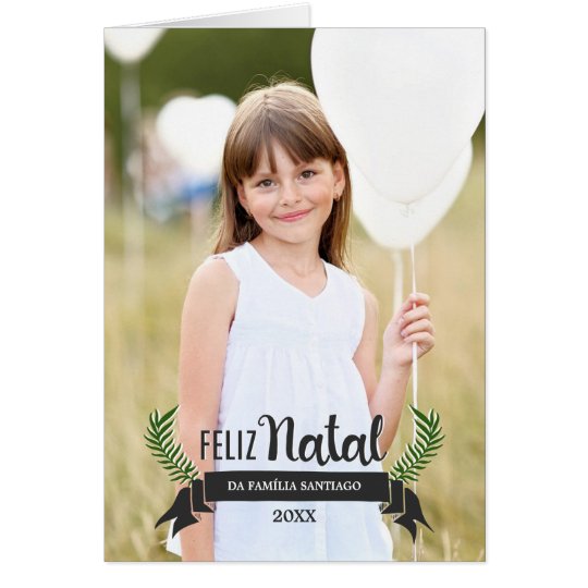 Cartão de Natal Elegante Card