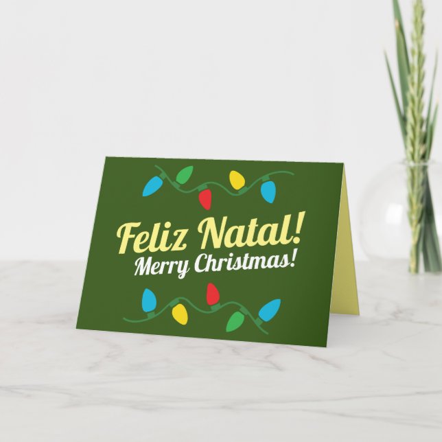 Cartão de Natal Holiday Card (Front)