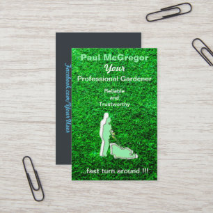 Cartão De Visita Professional Gardening Services  Business Card