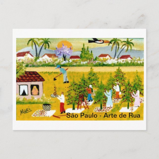Cartão Postal Arte Brasileira Postcard (Front)