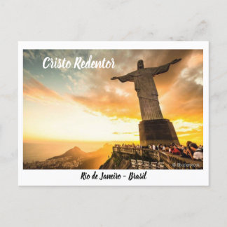 Cartão Postal Cristo Redentor - Rio de Janeiro Postcard