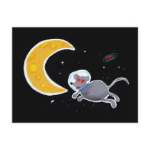 Cartão Postal - Mouse In Space