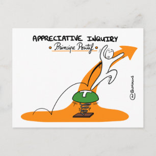 Carte de Coaching "AI - Principe Positif" Postcard