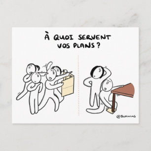 Carte de coaching "Plans d'action S.U.P.E.R." Postcard