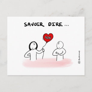 Carte de coaching : Savoir dire "Non" Postcard