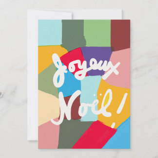 Carte de Noël au style contemporain de Bebejabets