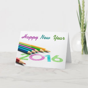Carte de voeux desin - 2016 card