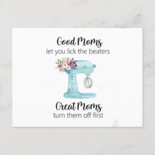 Carte imprimable, les bonnes mamans vous laissent postcard