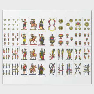 Carte Napoletane wrapping paper