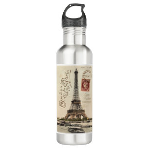 Carte Postale 24 oz. Stainless Steel 710 Ml Water Bottle