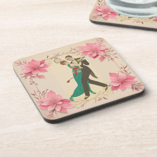 Carte Postale Beverage Coaster