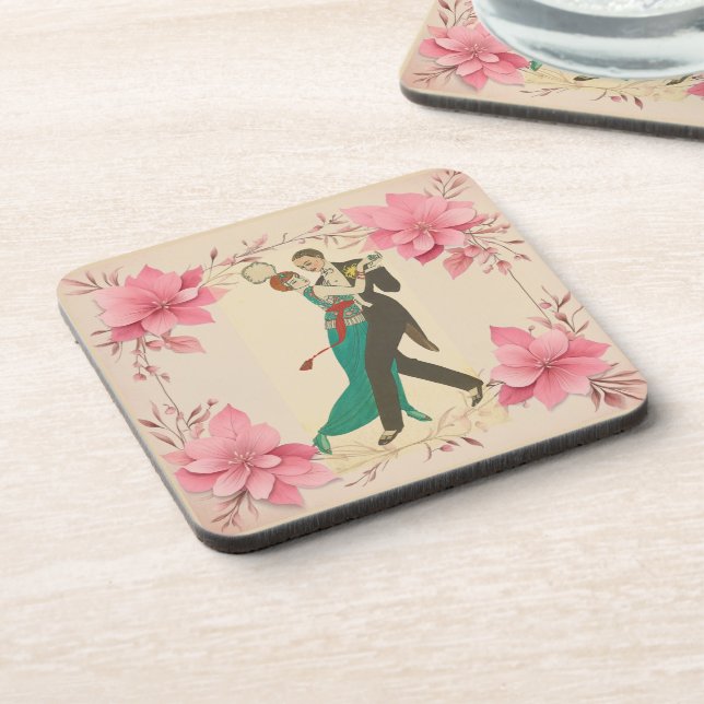 Carte Postale Beverage Coaster (Left Side)