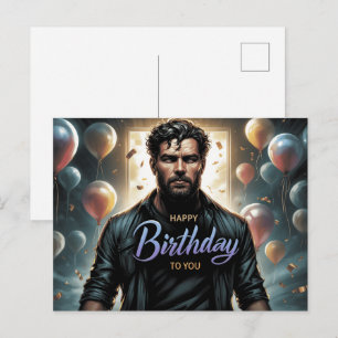 Carte Postale Happy Birthday 2026 -5 Postcard
