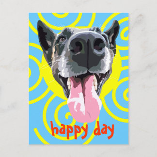 Carte postale happy day postcard