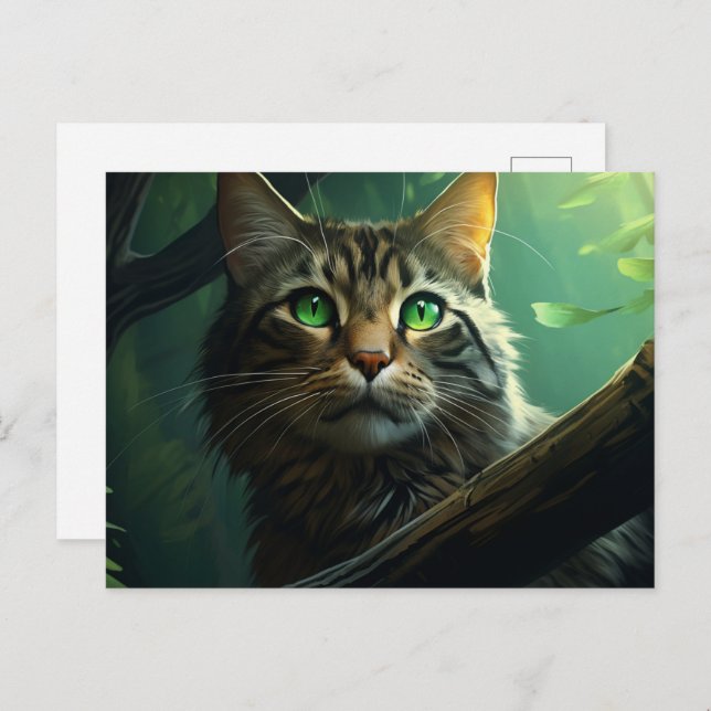 Carte postale In the Heart of the Jungle Postcard (Front/Back)