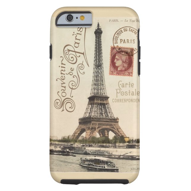 Carte Postale iPhone 6/6S Tough Case (Back)