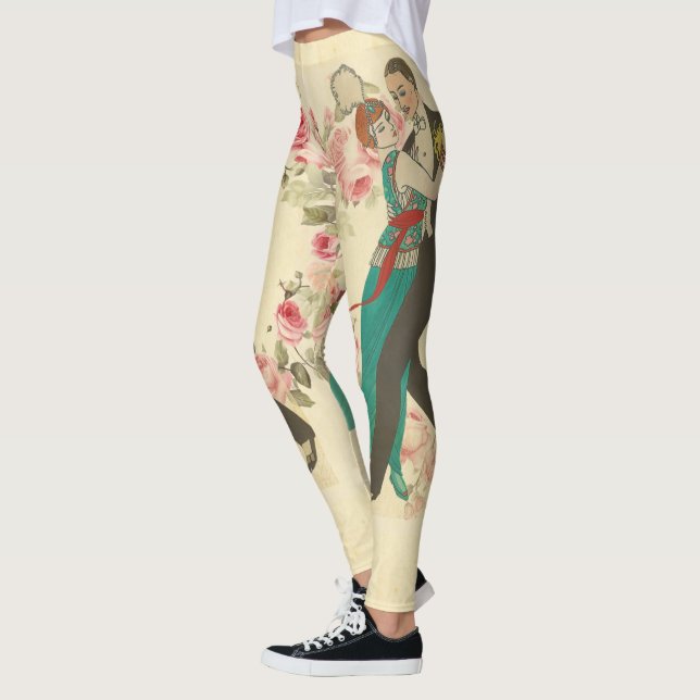 Carte Postale Leggings (Left)