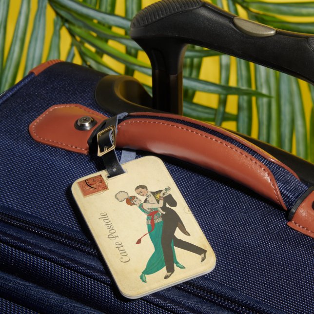 Carte Postale Luggage Tag (Front Insitu 1)