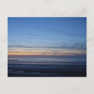 Carte postale mer du Nord, coucher du soleil Postcard