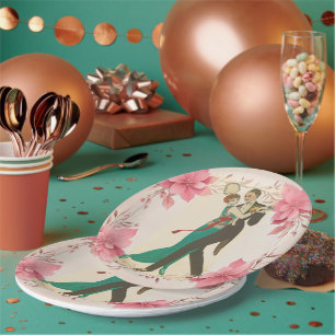 Carte Postale Paper Plate