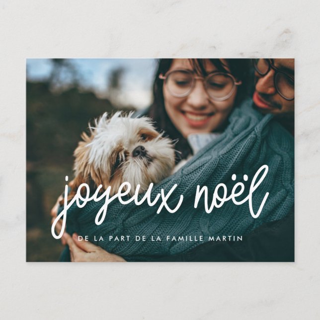 Carte postale photo Joyeux Noël Postcard (Front)
