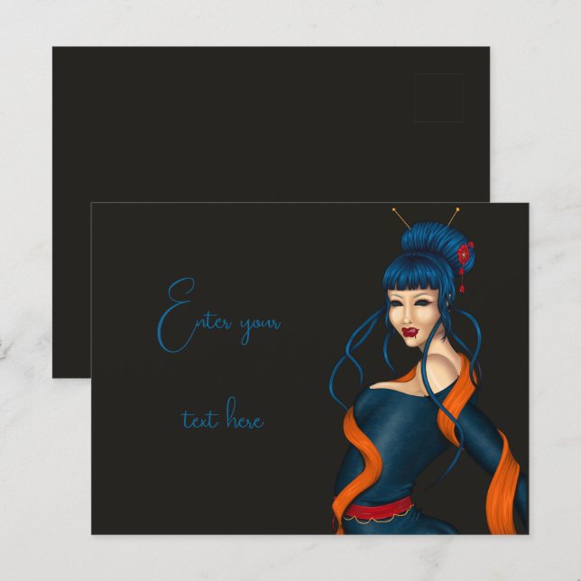 Carte postale postcard (Front/Back)