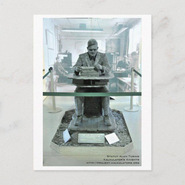 Carte postale Statut Alan Turing Postcard (Front)