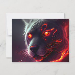 Carte postale tiger postcard