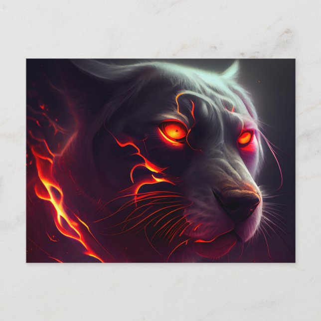 Carte postale tiger postcard (Front)