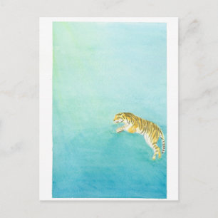 Carte Postale Tigre Postcard