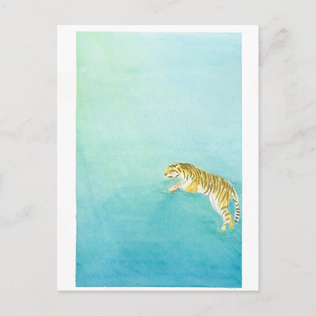 Carte Postale Tigre Postcard (Front)