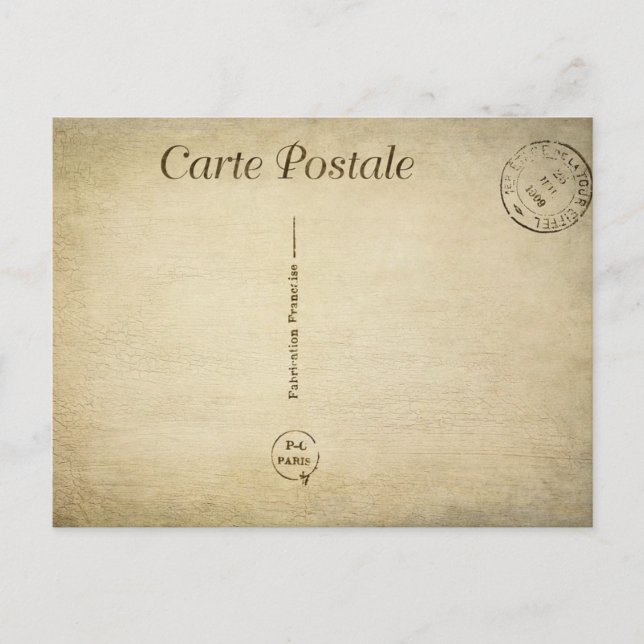 Carte Postale Vintage Postcard (Front)