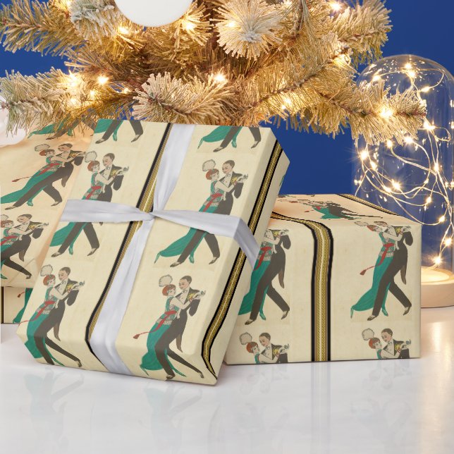Carte Postale Wrapping Paper (Holidays)