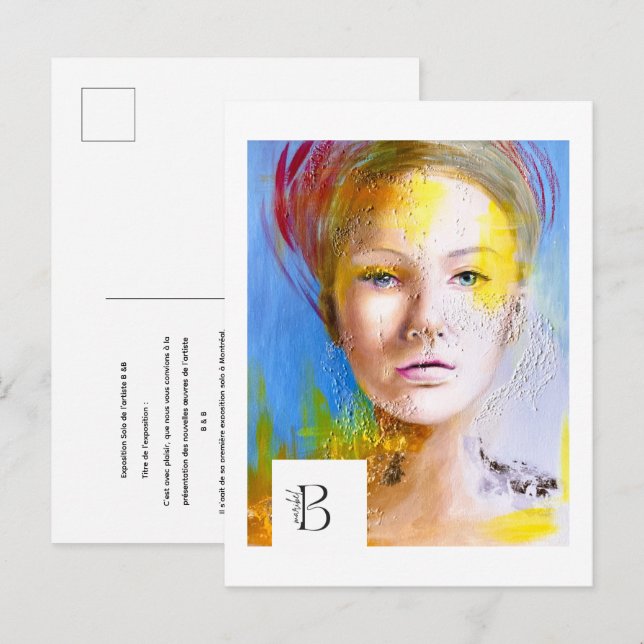 Carte postales postcard (Front/Back)