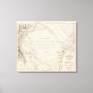 Carte, Province of Santiago del Estero Canvas Print