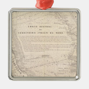 Carte, Province of Santiago del Estero Metal Tree Decoration