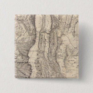 Carte, provinces de La Rioja San Juan 15 Cm Square Badge