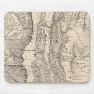 Carte, provinces de La Rioja San Juan Mouse Mat