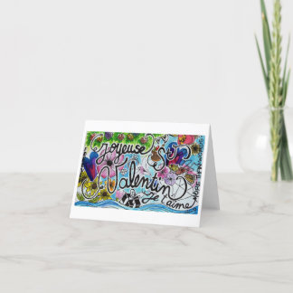 Carte Saint Valentin Holiday Card