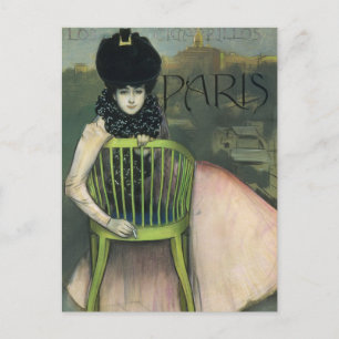 Cartel de los cigarrillos París Postcard