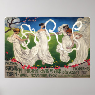 Cartel First International Exhibition of Modern Poster